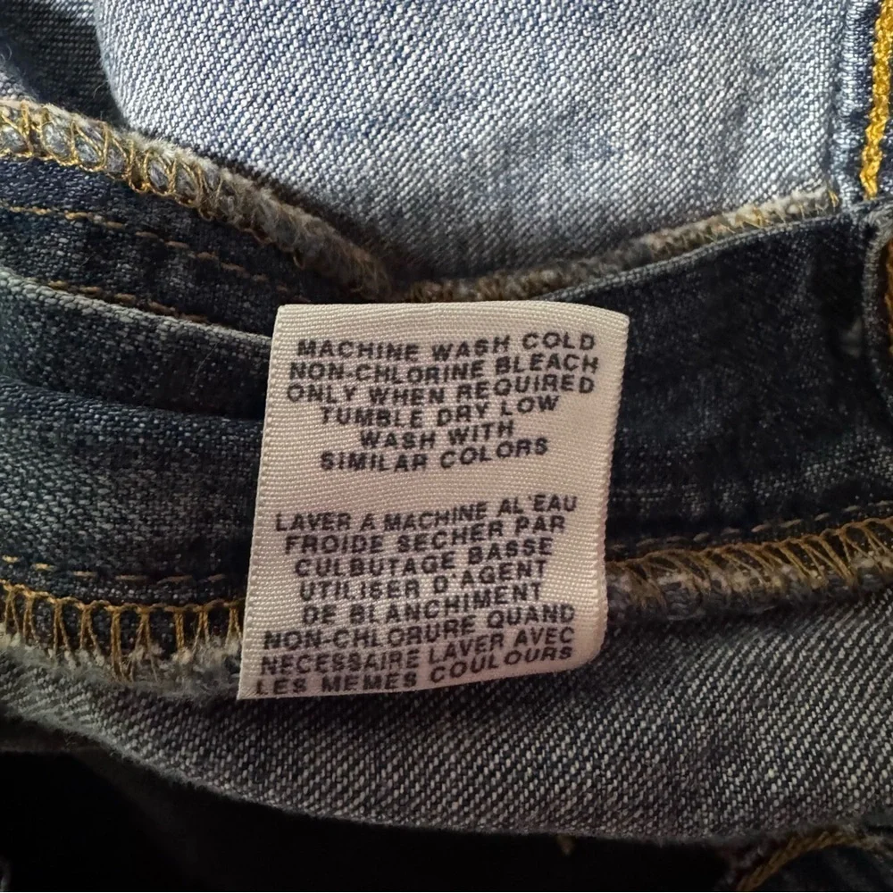 Ralph Lauren Polo Jeans (EUC) Vintage Denim Skirt, Size 12 - Picture 10 of 13